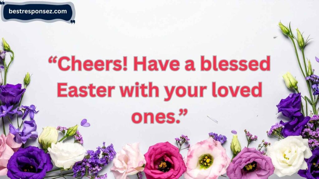 happy easter wishes response