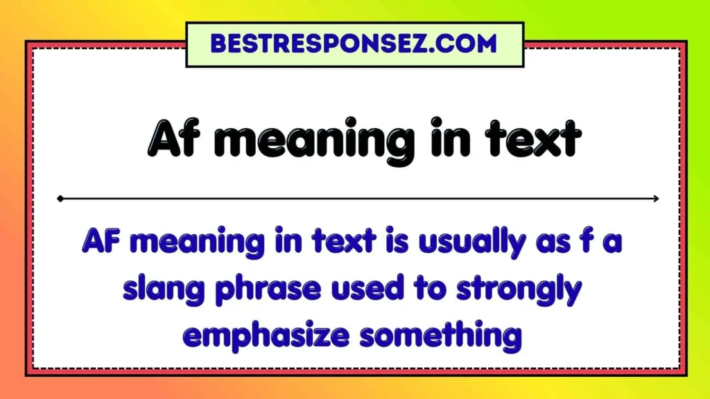 Af meaning in text