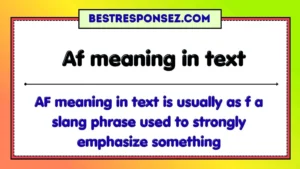 Af meaning in text