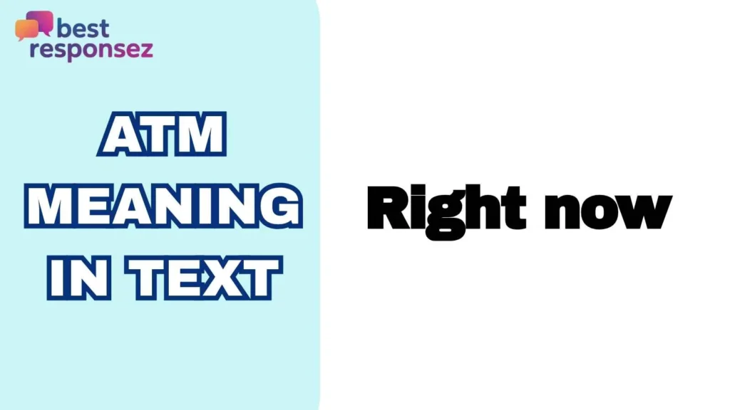 ATM Meaning in Text