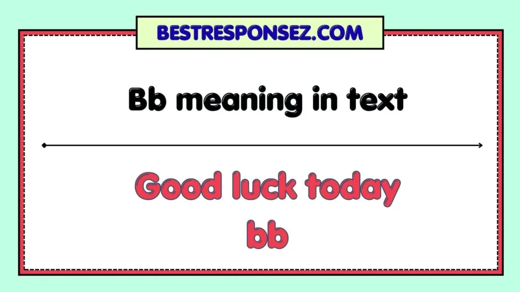 Bb meaning in text