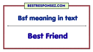 Bsf meaning in text