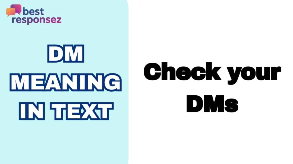 DM Meaning in Text