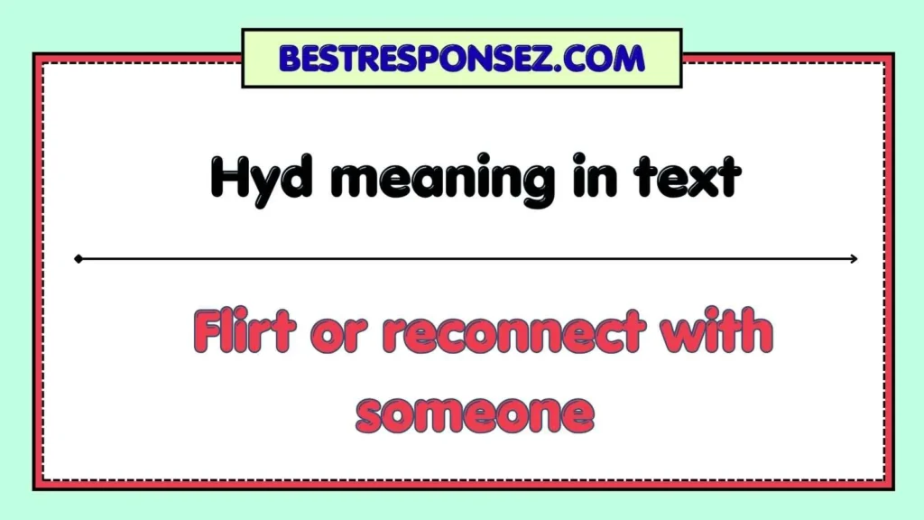 Hyd meaning in text