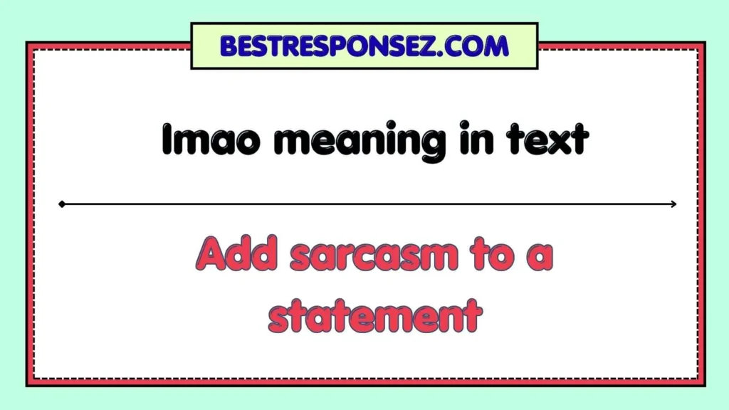 Imao meaning in text