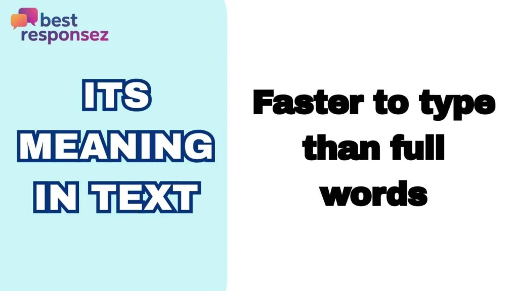 ITS Meaning in Text
