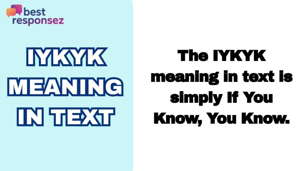 iykyk meaning in text