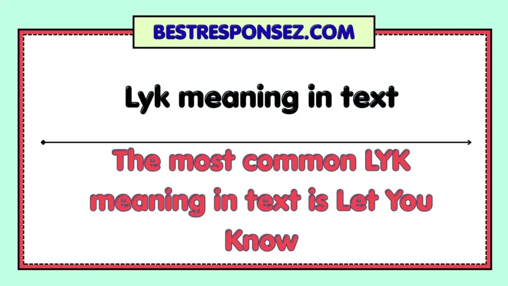 Lyk meaning in text