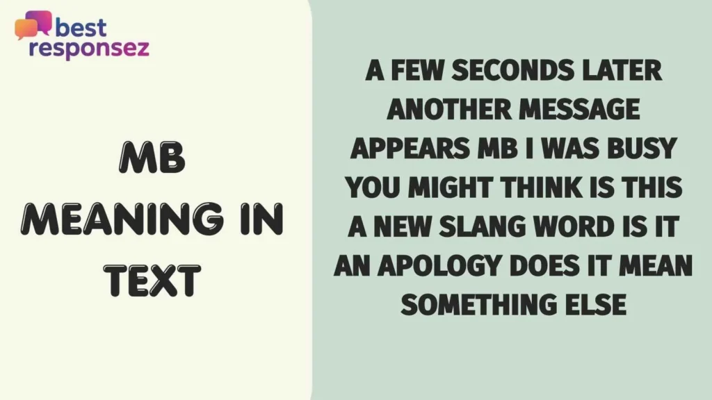 Mb meaning in text