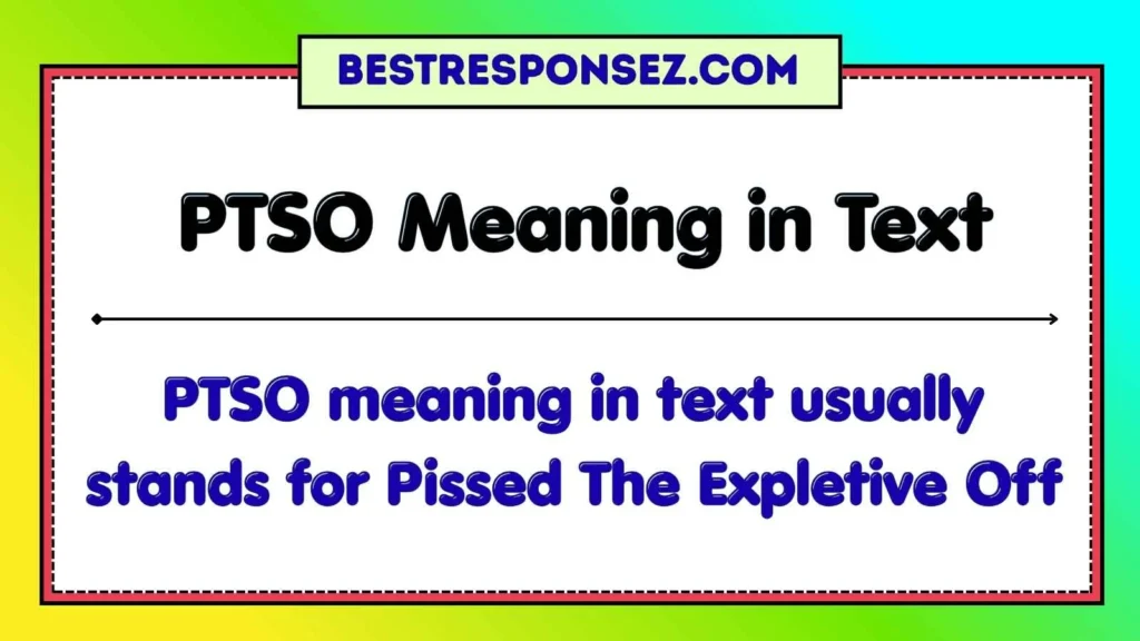PTSO Meaning in Text