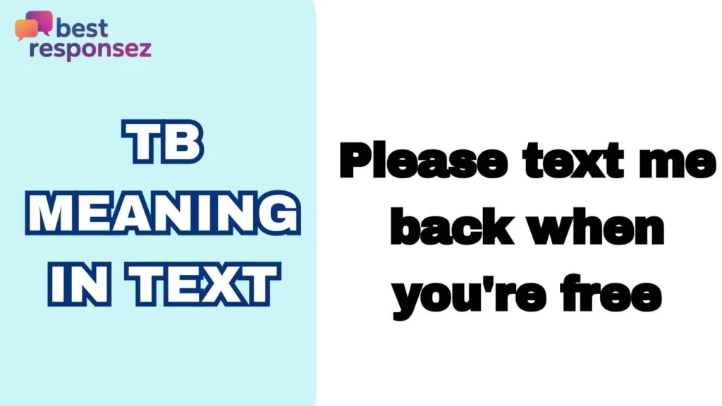 TB Meaning in Text