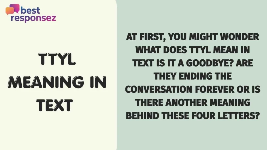 TTYL Meaning in Text