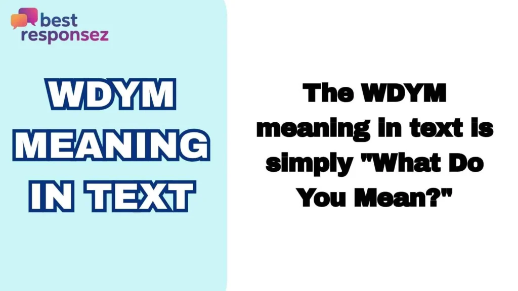 wdym meaning in text