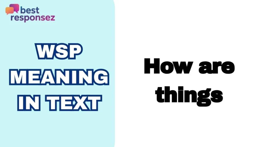 WSP Meaning in Text
