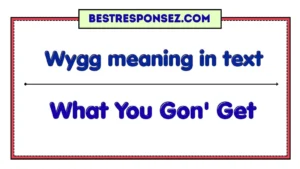Wygg meaning in text