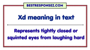 Xd meaning in text